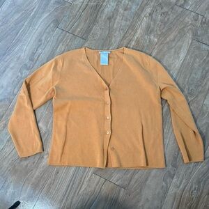 Designers Originals Women's Cardigan Sweater - Orange